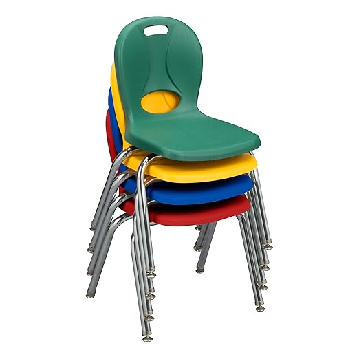 Learniture Structure Series School Chairs, LNT-114-CSW-GN - Image 8