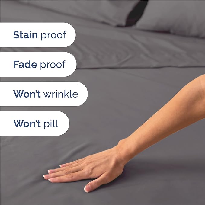 Split King Size 5 Piece Sheet Set - Image 5