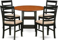East West Furniture SUPF5-BCH-C 5 Piece Kitchen Table & Chairs Set Includes a by EastWestFurniture