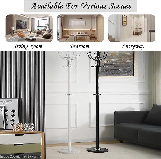 Kertnic Freestanding Coat Rack - Image 7