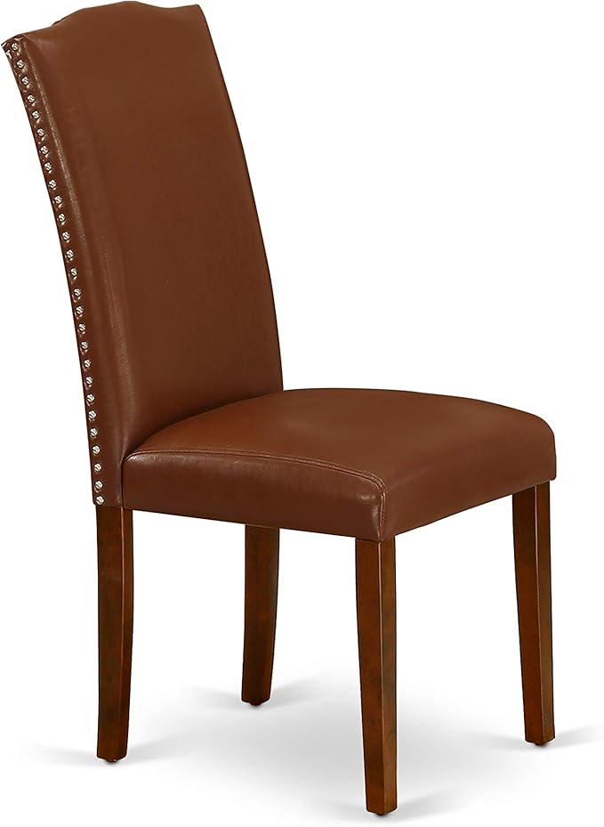 East West Furniture DOEN7-MAH-66 7 Piece Dining Table Set Consist of a - Image 10