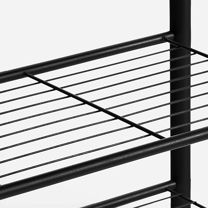 HOOBRO Coat Rack Shoe Bench, 3-Tier Shoe Rack, Industrial Shoe Organizer - Image 8