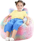 Bean Bag Chair for Kids with Plush Faux Fur Cover, 2.5FT Memory Foam Filled by Unknown