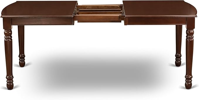 East West Furniture DODA5-MAH-W 5 Piece Dining Room Furniture Set Includes a - Image 7