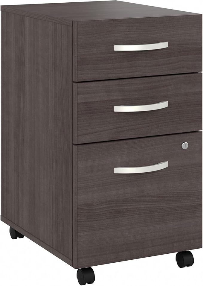 Bush Business Furniture Studio C 3 Drawer Mobile File Cabinet-Assembled by BushBusinessFurniture