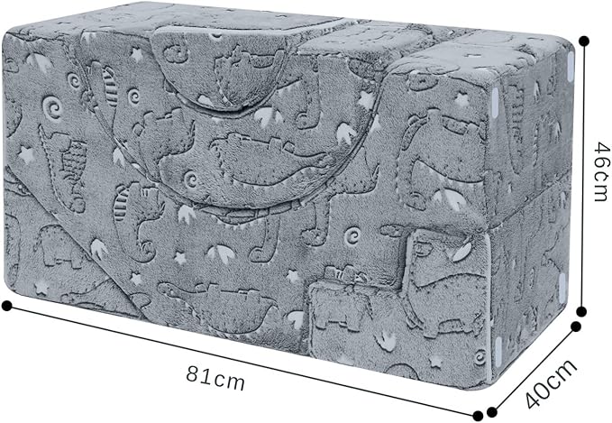MeMoreCool Foam Climbing Toddler Couch, Modular Kids Sofa - Image 2