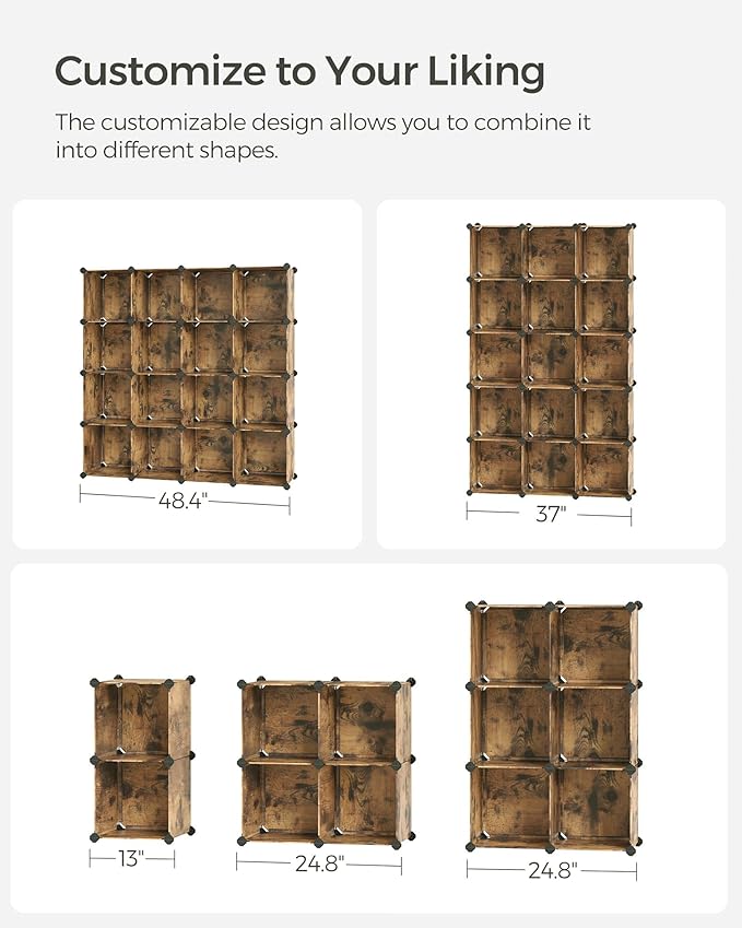 SONGMICS Cube Storage Organizer, Closet Organizers and Storage, Room - Image 6