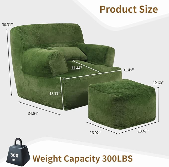 Comfy Gaint Bean Bag Chair - Image 2