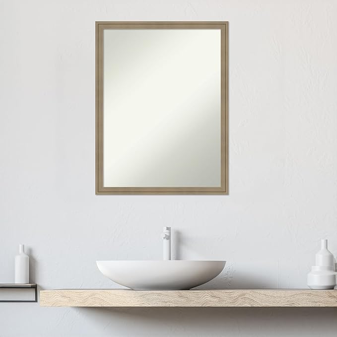 Amanti Art Grey Bathroom Mirror - Image 6
