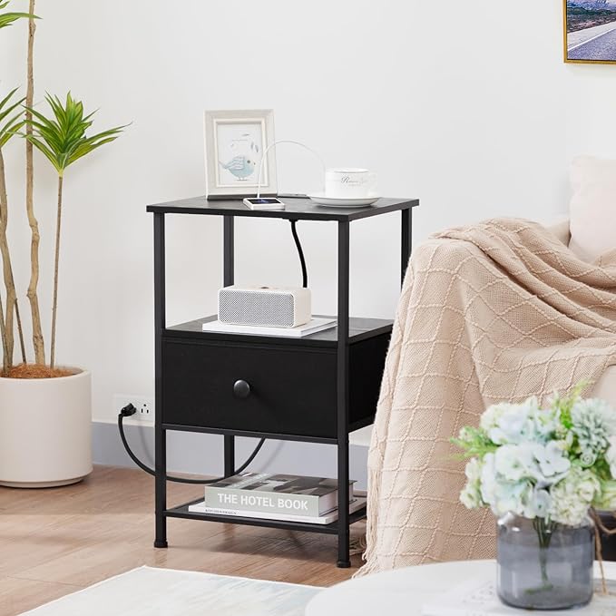 Night Stand Set 2, End Tables Living Room - Image 6