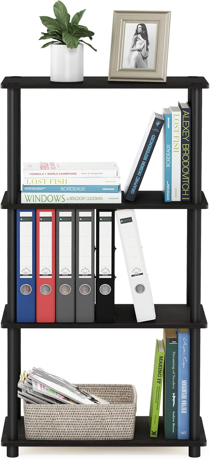 Furinno Turn-N-Tube 4-Tier Multipurpose Shelf Display Rack - Image 5