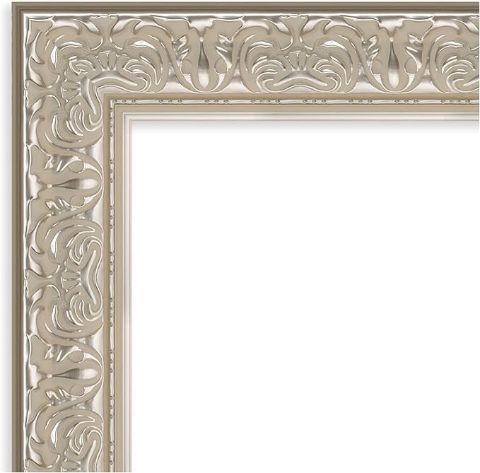 Amanti Art Silver Bathroom Mirror - Image 2