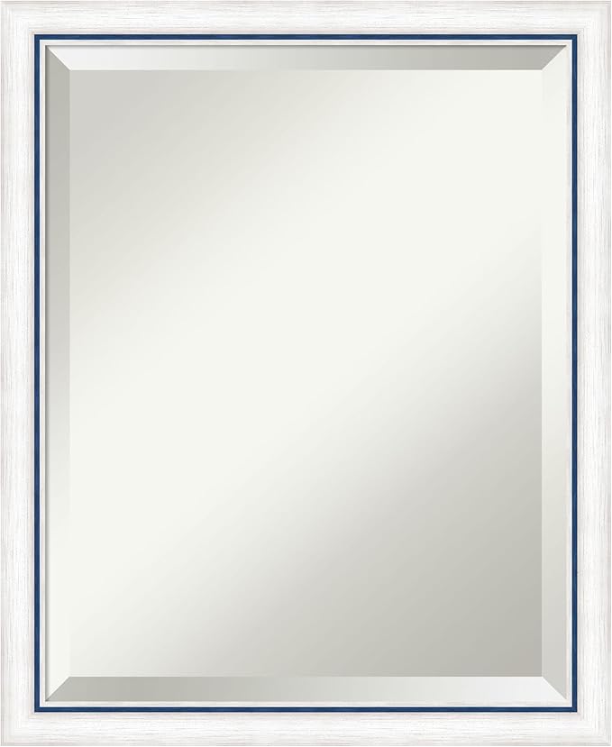 Amanti Art White Bathroom Mirror by AmantiArt
