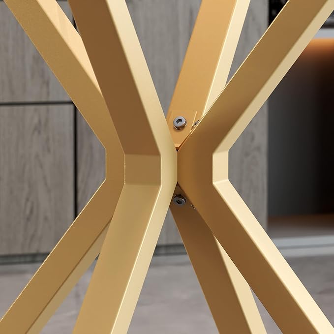 Tempered Glass Dining Table for 4, 48 Inch Rectangular Kitchen Table - Image 5