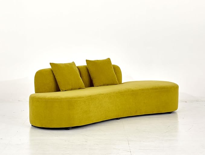 Container Furniture Direct 90" Curved Sofa - Image 3