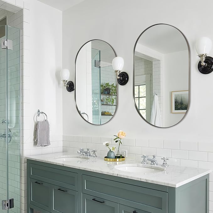 ANDY STAR Rustproof Chrome Oval Mirror - Image 9