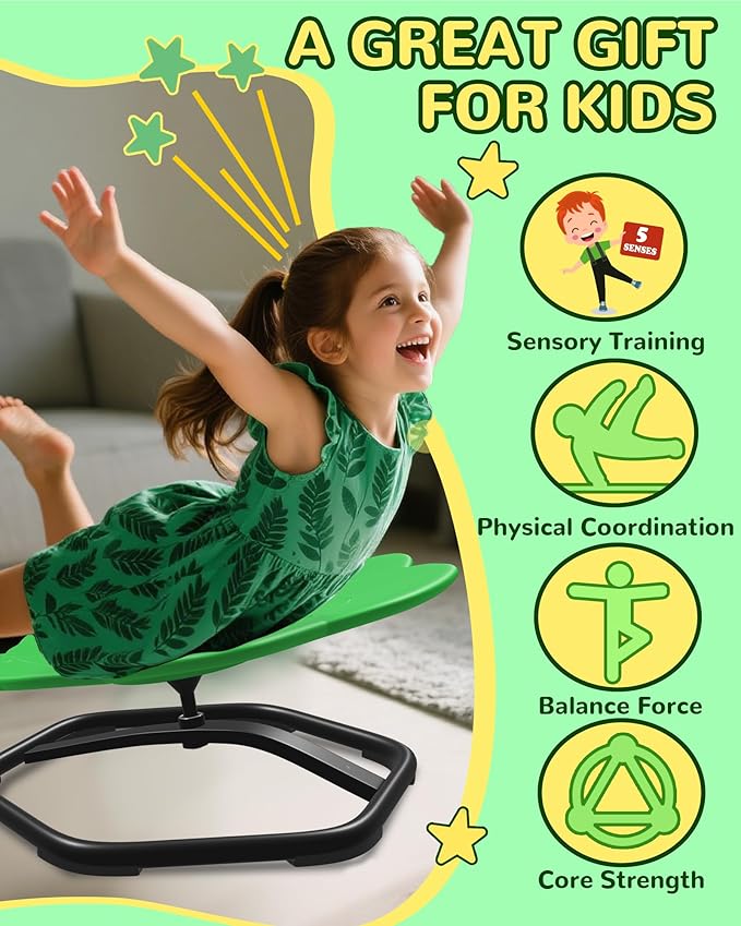 Spinning Chair for Autistic Kids, Sit and Spin, Sensory Toys for Kids - Image 4