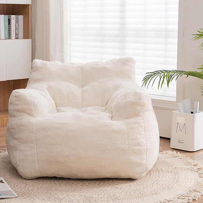 Recaceik Bean Bag Chairs, Tufted Soft Stuffed by Recaceik