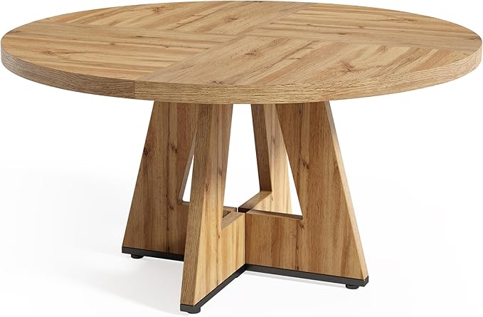 LITTLE TREE Round Dining Table for 4-6 People, 47 Inches - Image 8