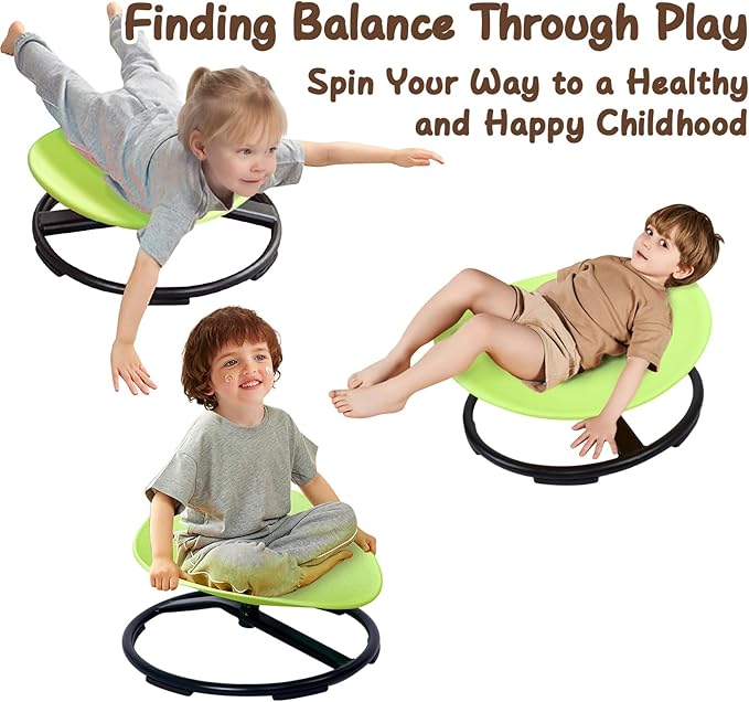 Kids Sensory Spinning Chair for Autism Ages 3+, Sit and Spin Swivel Chair for - Image 4