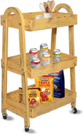 3-Tier Rolling Utility Cart by WAYTOSUC