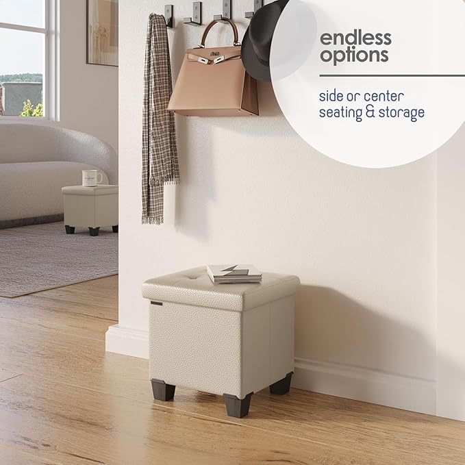 STORAGEBUD Storage Ottoman Cube - Image 6