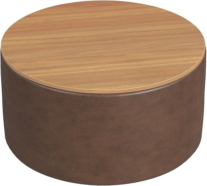 HomePop Modern Fabric Storage Ottoman - Image 5