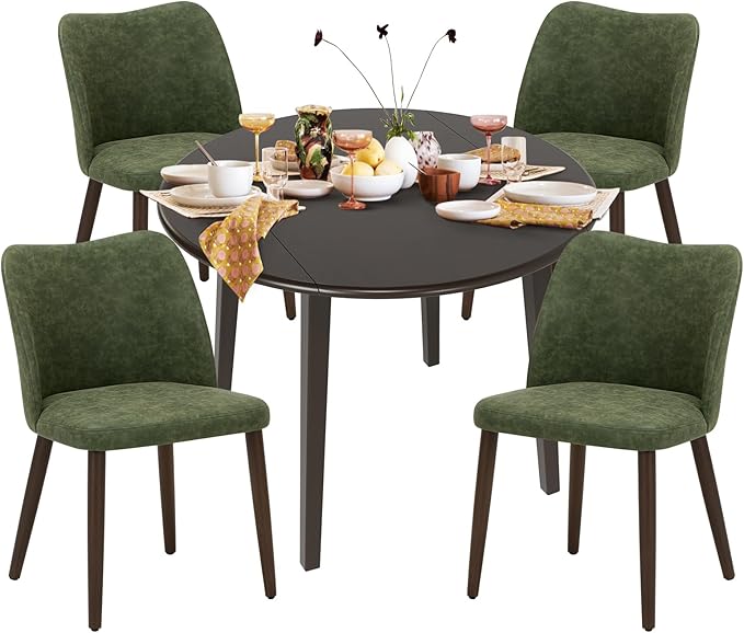 COLAMY 5-Piece Extendable Dining Table Set by COLAMYINC