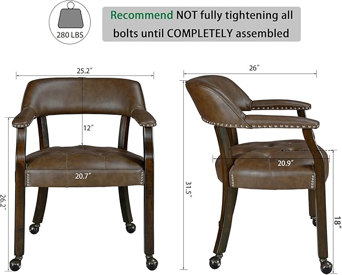 LEEMTORIG Large Dining Chairs - Image 3