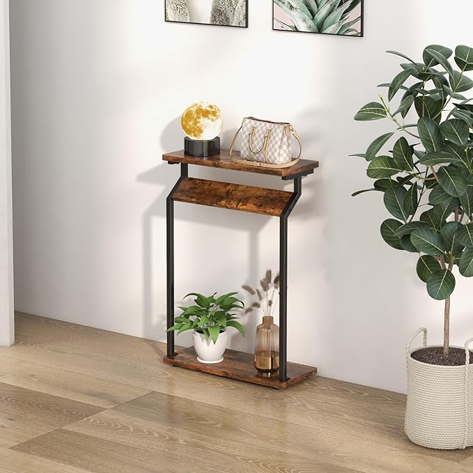 Narrow Side Table for Small Spaces, End Table for Couch, Slim Couch Tray Tables - Image 6