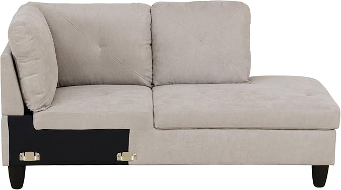 NicBex Sectional Couch 3 Pieces Sofa Set - Image 4