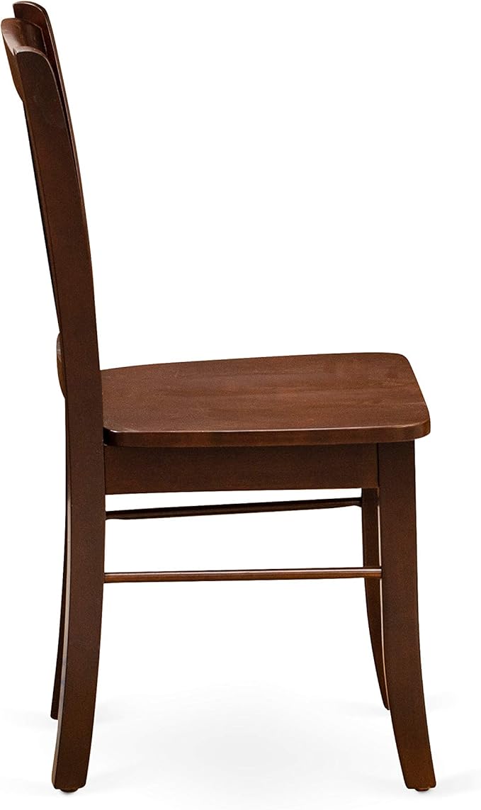 East West Furniture ESDL3-MAH-W 3 Piece Dinette Set - Image 8