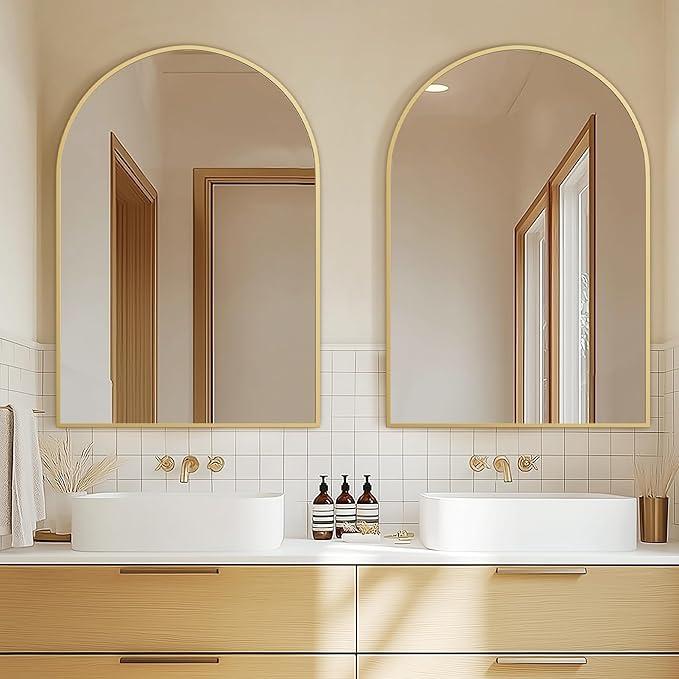 Arched Wall Mirror for Bathroom, Mirrors for Wall, Vanity Mirror for Bedroom - Image 3