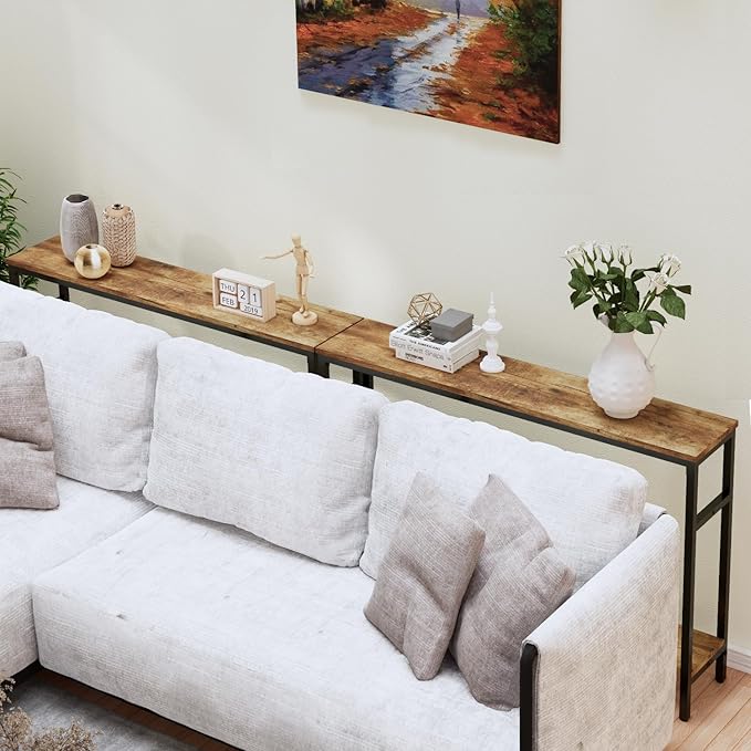 Narrow Console Table, 47 Inch Sofa Table - Image 5