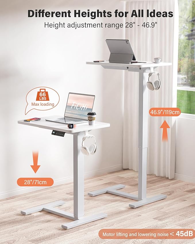 Mobile Standing Desk with Wheels - Image 6