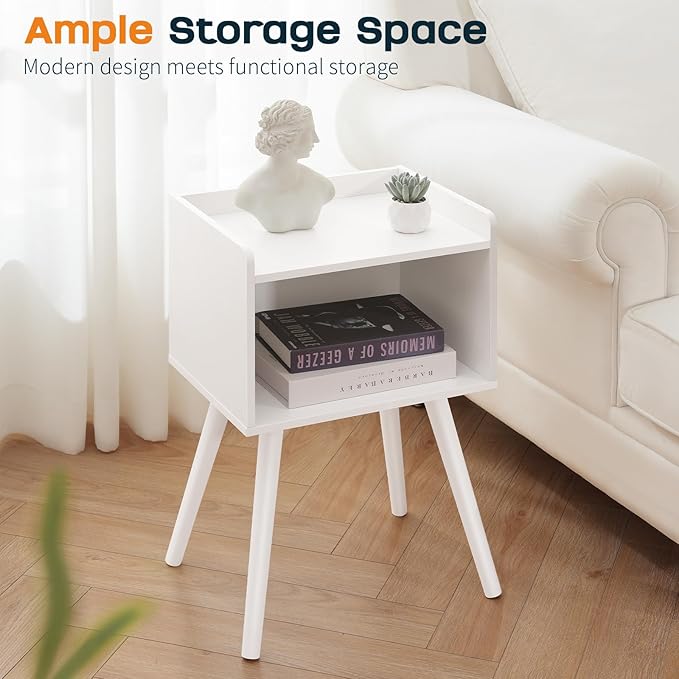 Yoobure Mid Century Modern Nightstand - Image 4