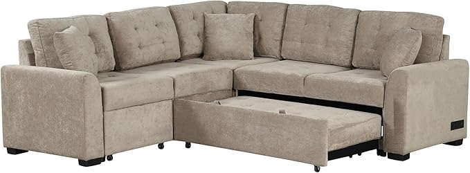 82" Convertible Sleeper Sofa - Image 11