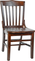 Flash Furniture Hercules Series School House Back Mahogany Wood Dining Chair by FlashFurniture