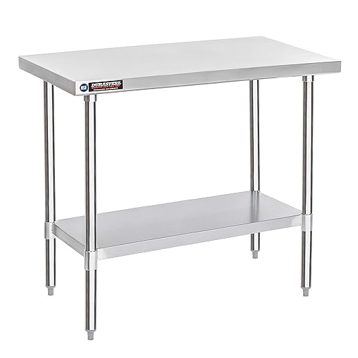 DuraSteel 30x48 Stainless Steel Work Table by DuraSteel