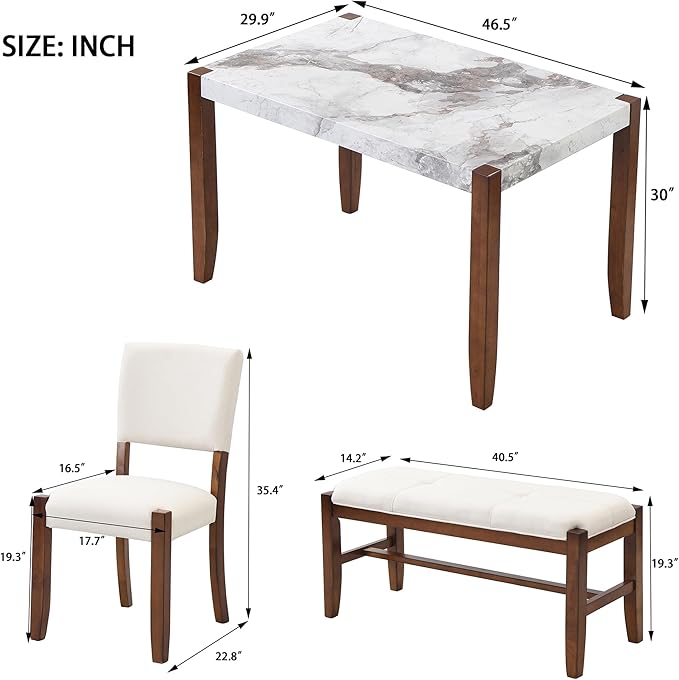 Ball & Cast 4-Piece Dining Furniture Set - Image 3