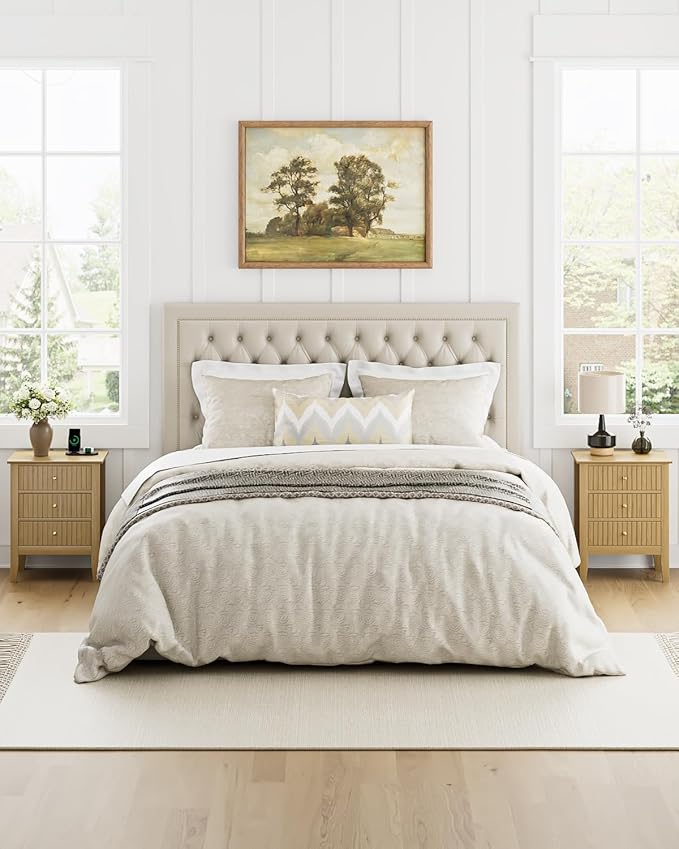 Fluted Nightstand, Farmhouse Night Stand - Image 9