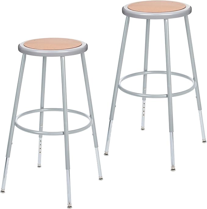 OEF Furnishings (2 Pack Height Adjustable Steel Stools by OEFFurnishings