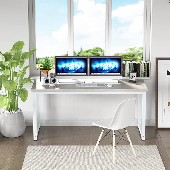 NSdirect Large Office Desk for Home Office, Large 63" Computer Desk Table - Image 8