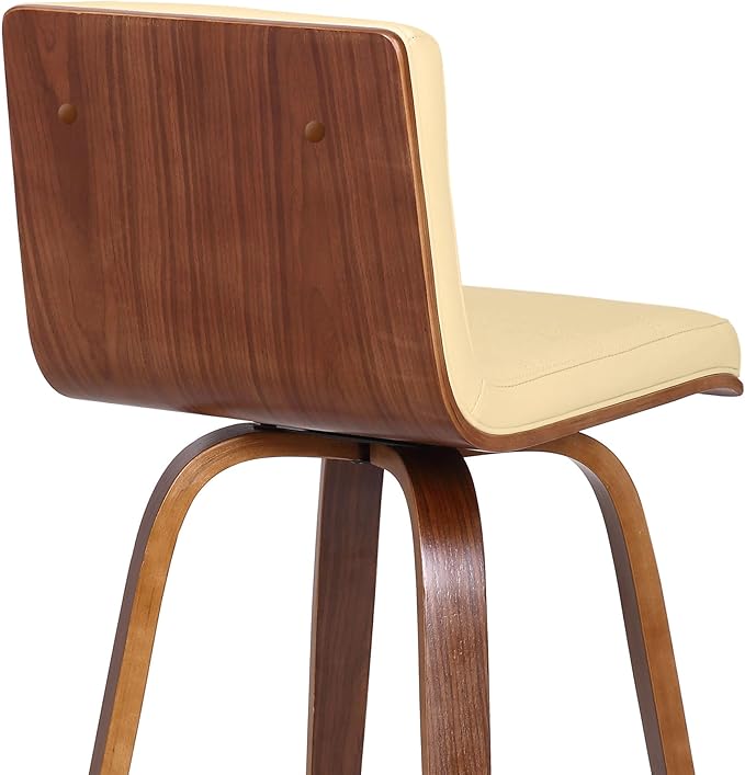 Armen Living Vienna Modern Swivel 26" Counter Height Barstool - Image 9