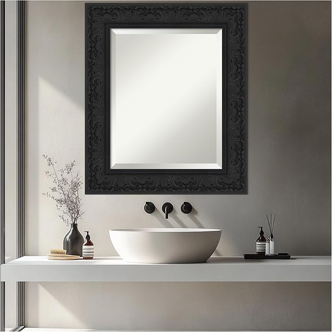 Amanti Art Black Bathroom Mirror - Image 4