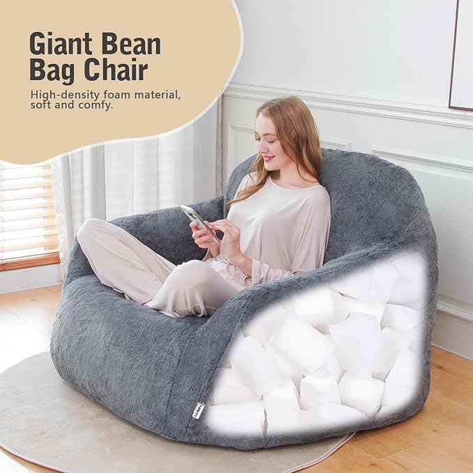 FAREYY Giant Bean Bag Chair - Image 6