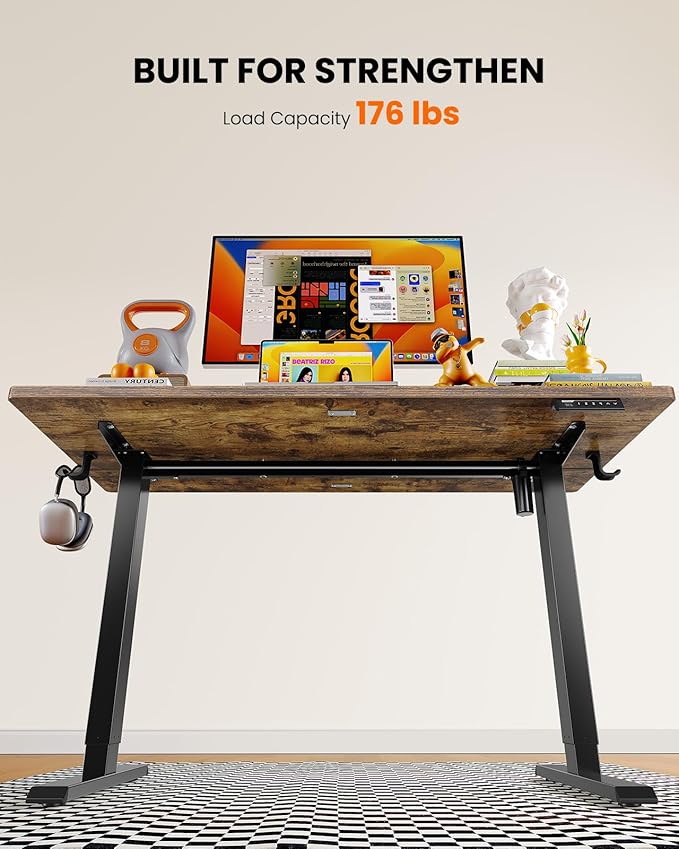 ErGear Electric Standing Desk, 55 x 27.5 inches, Height Adjustable Computer Desk - Image 5