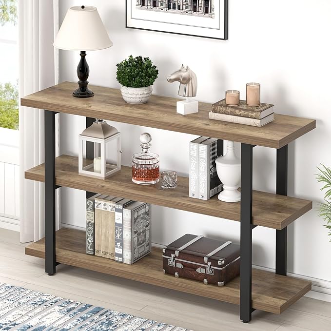 FOLUBAN Console Tables for Entryway, Modern Sofa Table by FOLUBAN