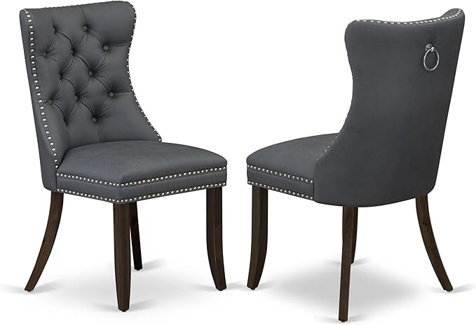 East West Furniture ANDA5-AWA-13 5 Piece Kitchen Table & Chairs Set Contains a - Image 6