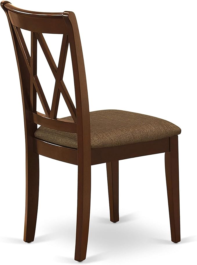 East West Furniture DUCL5-MAH-C 5 Piece Kitchen Table Set - Image 6